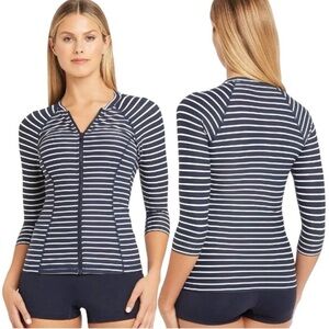 Sea Level Swim Charmarel 3/4 Sleeve Multifit Rash Vest Night Sky US size 14 NWT